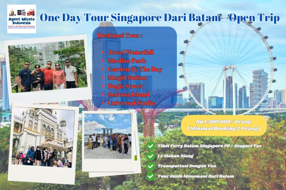 One Day Tour Singapore Dari Batam - Open Trip